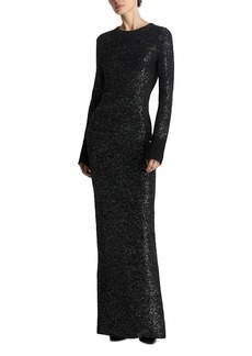 St. John Sequined Gown