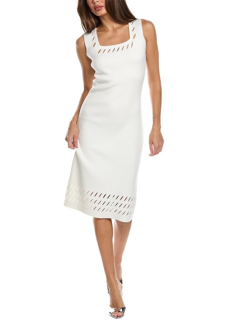 St. John Square Neck Dress