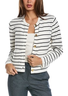 St. John Stripe Knit Top