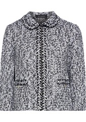 St. John Woman Bouclé-tweed Jacket Black