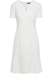 St. John Woman Fluted Cady Dress Off-white