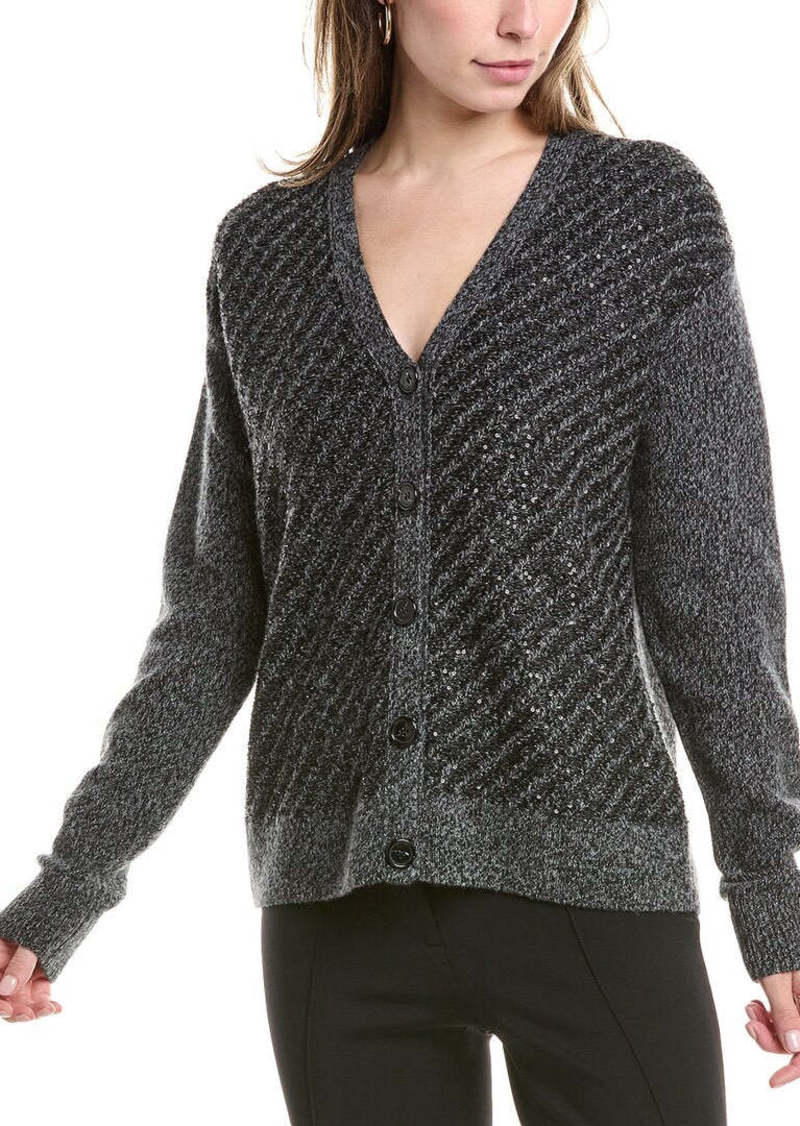 St. John Wool & Cashmere-Blend Cardigan