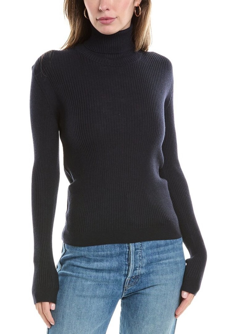 St. John Wool & Silk-Blend Turtleneck Sweater