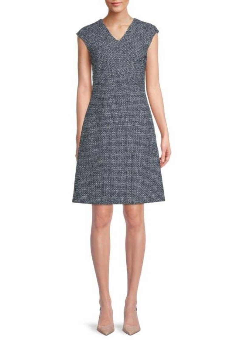 St. John Tweed A Line Dress