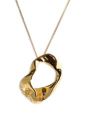 St. John Collection Large Pendant Necklace in Light Gold at Nordstrom