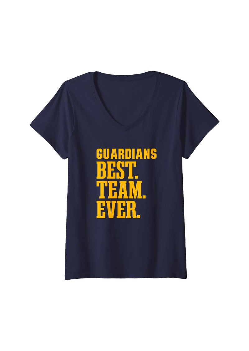 Womens St. John Paul II Catholic Guardians Best Ever HS V-Neck T-Shirt