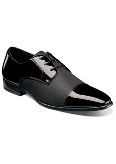 Stacy Adams Men's Pharoah Cap Toe Oxford Shoes - Black