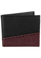 Men's Stacy Adams Bifold Wallet with Two-Tone Color
