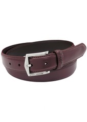 Stacy Adams Men's 30mm Pinseal Leather Belt (Reg & Big Sizes)