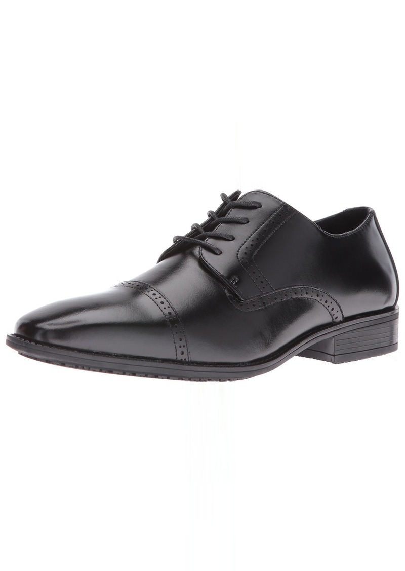 Stacy Adams Men's Abbott Slip Resistant Cap Toe Oxford  9.5 W US