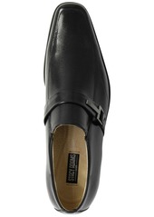 Stacy Adams Men's Beau Bit Perforated Leather Loafer - BLACK