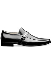 Stacy Adams Men's Beau Bit Perforated Leather Loafer - BLACK