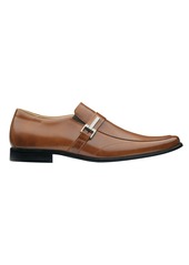 Stacy Adams Men's Beau Bit Perforated Leather Loafer - Cognac