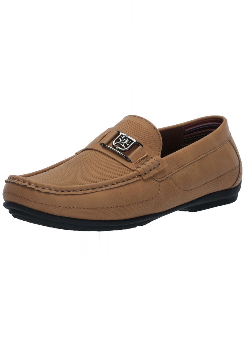 Stacy Adams Men's Corvell Slip On Driver Loafer Driving Style TAN