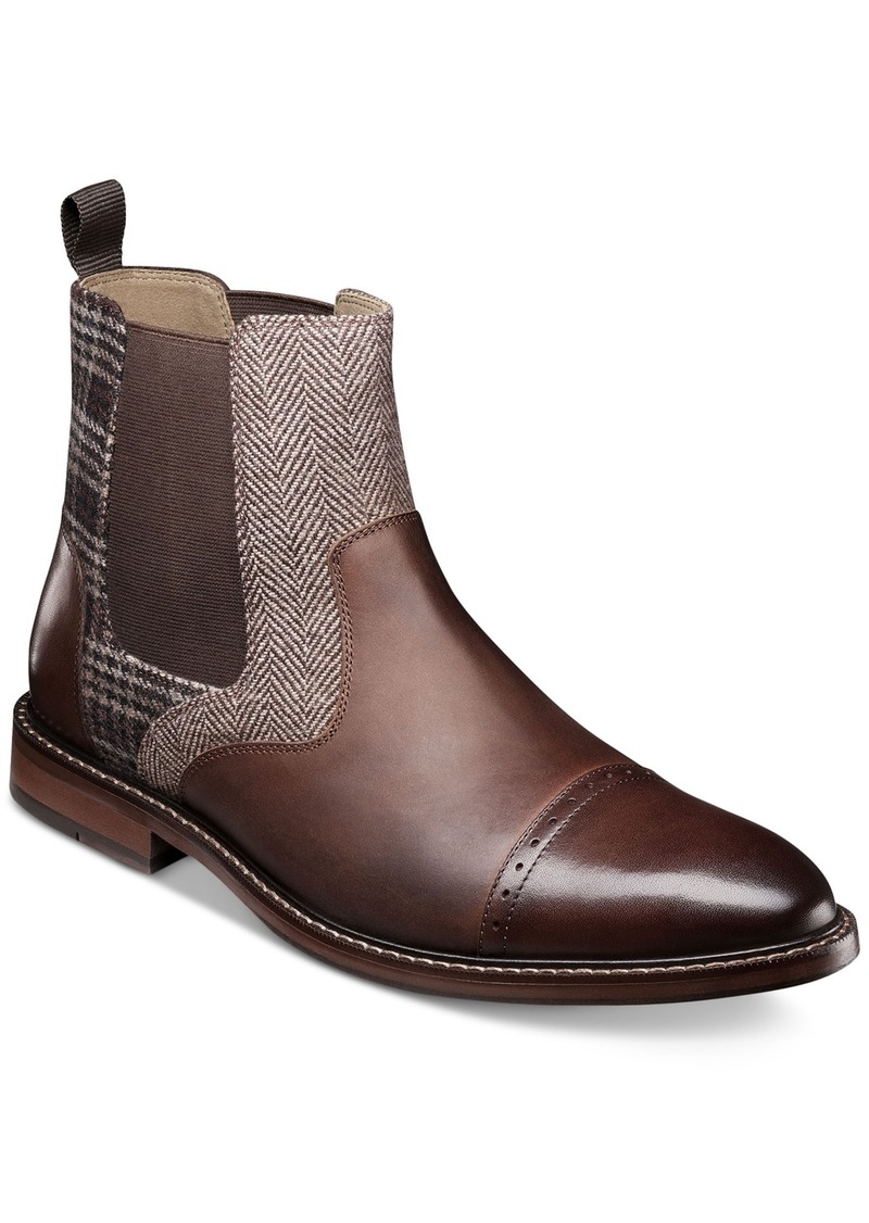 Stacy Adams Men's Finney Cap-Toe Chelsea Boot - Brown Multi