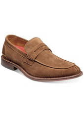 Stacy Adams Men's Marlowe Split-Toe Penny Loafers - Dark Tan Suede