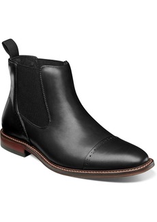 Stacy Adams Men's Maury Cap Toe Chelsea Boots - Black