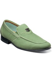 Stacy Adams Men's Quincy Moc Toe Slip-On Loafer - Tan Suede