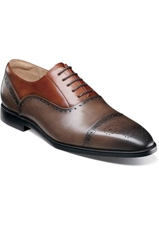 Stacy Adams Men's Reynolds Cap Toe Oxford - Gray Multi