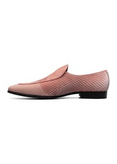 Stacy Adams Men's Shapshaw Velour Slip On Loafer Blush