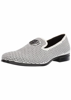 STACY ADAMS Men's Swagger Studded Ornament Slip-on Driving Style Loafer   M US