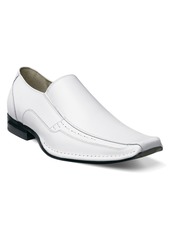 Stacy Adams Men's Templin Leather Bike Toe Loafers - White