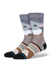 Men's and Women's Stance Grogu Star Wars FreshTek Crew Socks - Gray