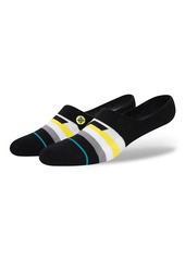 Men's and Women's Stance Utah Jazz Stripe No Show Socks - Black