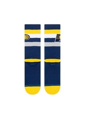 Men's Stance Indiana Pacers Stripe Crew Socks - Navy