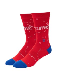 Men's Stance La Clippers Playbook Crew Socks - Red