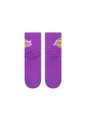 Men's Stance Los Angeles Lakers Logo Quarter Socks - Purple