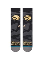 Men's Stance Toronto Raptors 2022/23 City Edition Crew Socks - Black