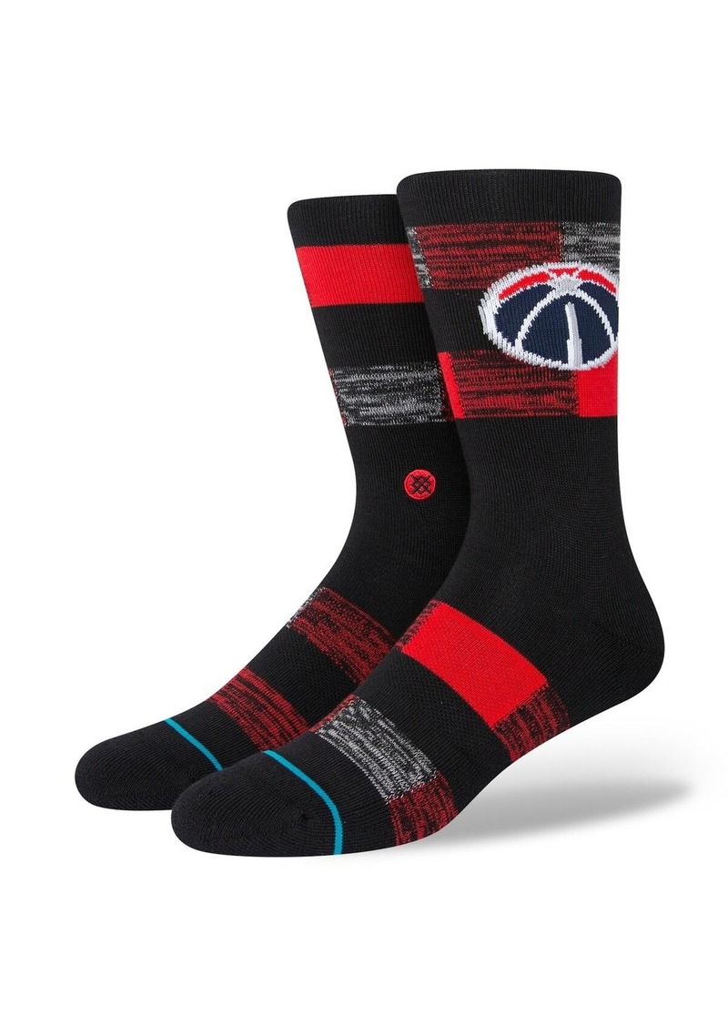 Men's Stance Washington Wizards Cryptic Crew Socks - Black