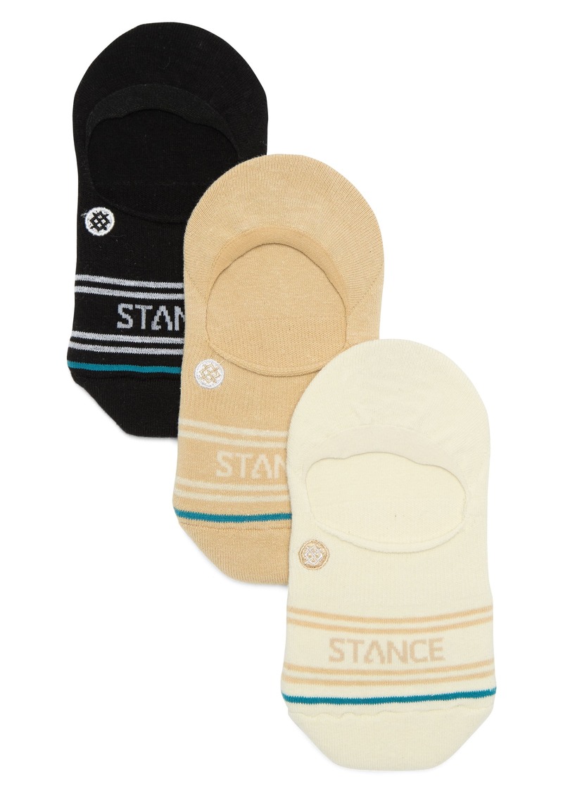 Stance Basic No-Show Socks - Pack of 3 in Cream at Nordstrom Rack