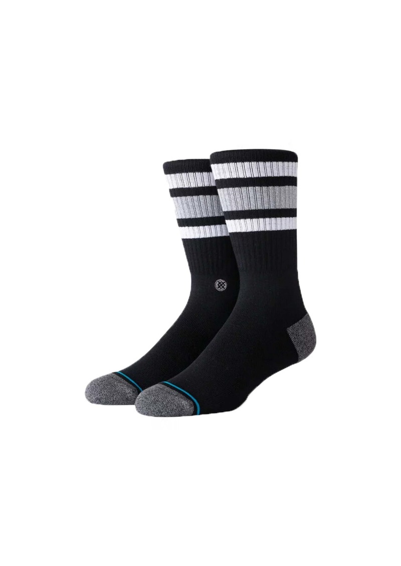 Stance Casual Boyd ST Black/White/Grey Crew Socks A556A20BOS-BLK