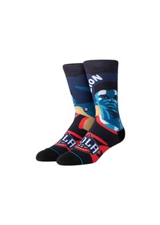 Stance Casual NBA Zion Williamson Blue/Black Crew Socks M558C19ZIO-BLU