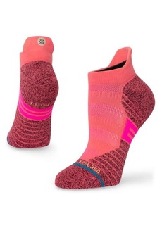 Stance Crossover Tab No-Show Socks in Coral at Nordstrom