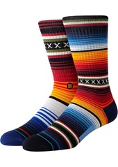 Stance Curren St Crew Socks, Men's, Large, Red | Father's Day Gift Idea