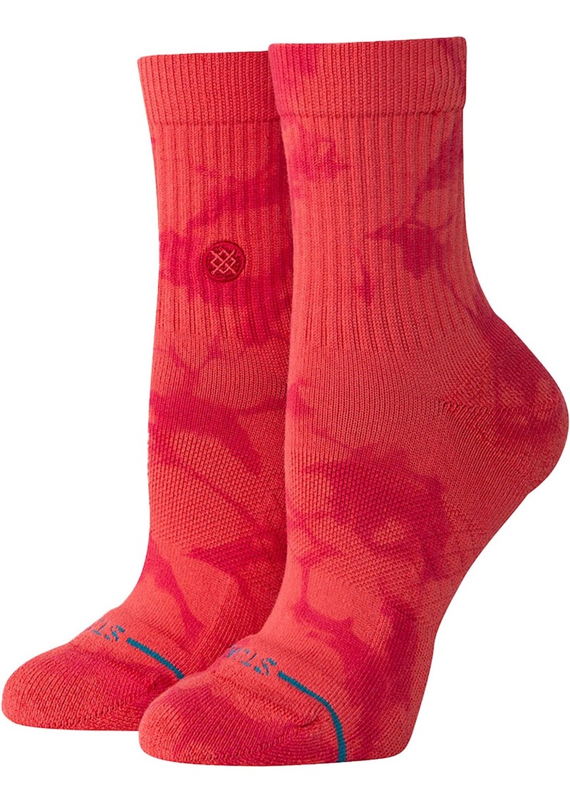 Stance Dye Namic Quarter Socks, Men's, Medium, Red | Father's Day Gift Idea