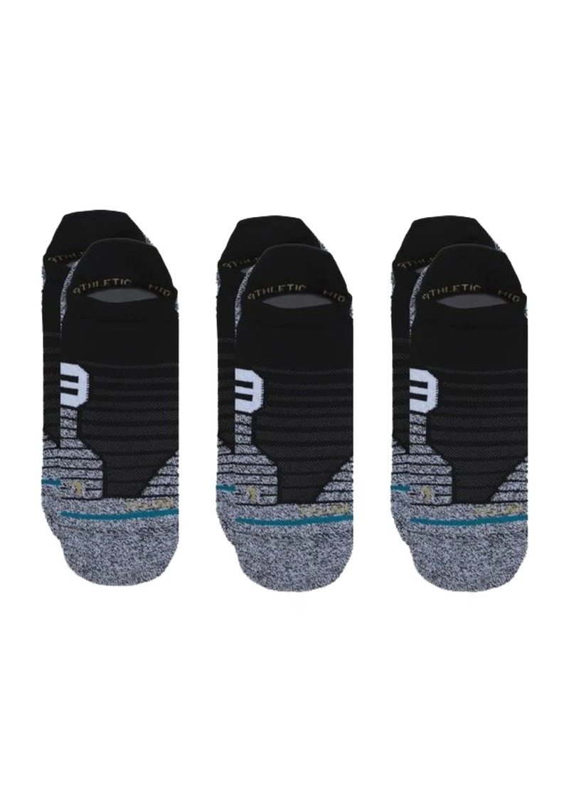 Stance Feel 360 - Versa Tab Black Golf Ankle Socks - 3 Pack A258A21VT3-BLK