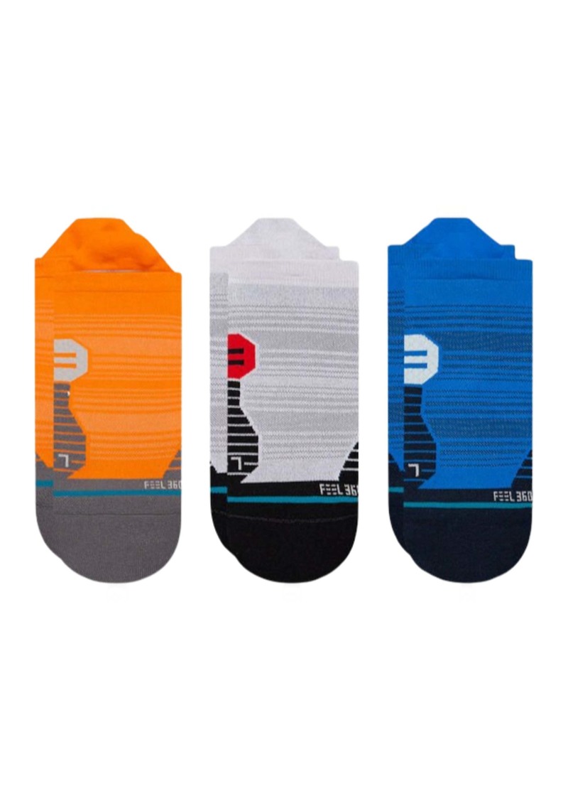 Stance Feel 360 Variety Tab Orange/Wite/Blue Socks 3 Pack A248DC22VAR-MUL