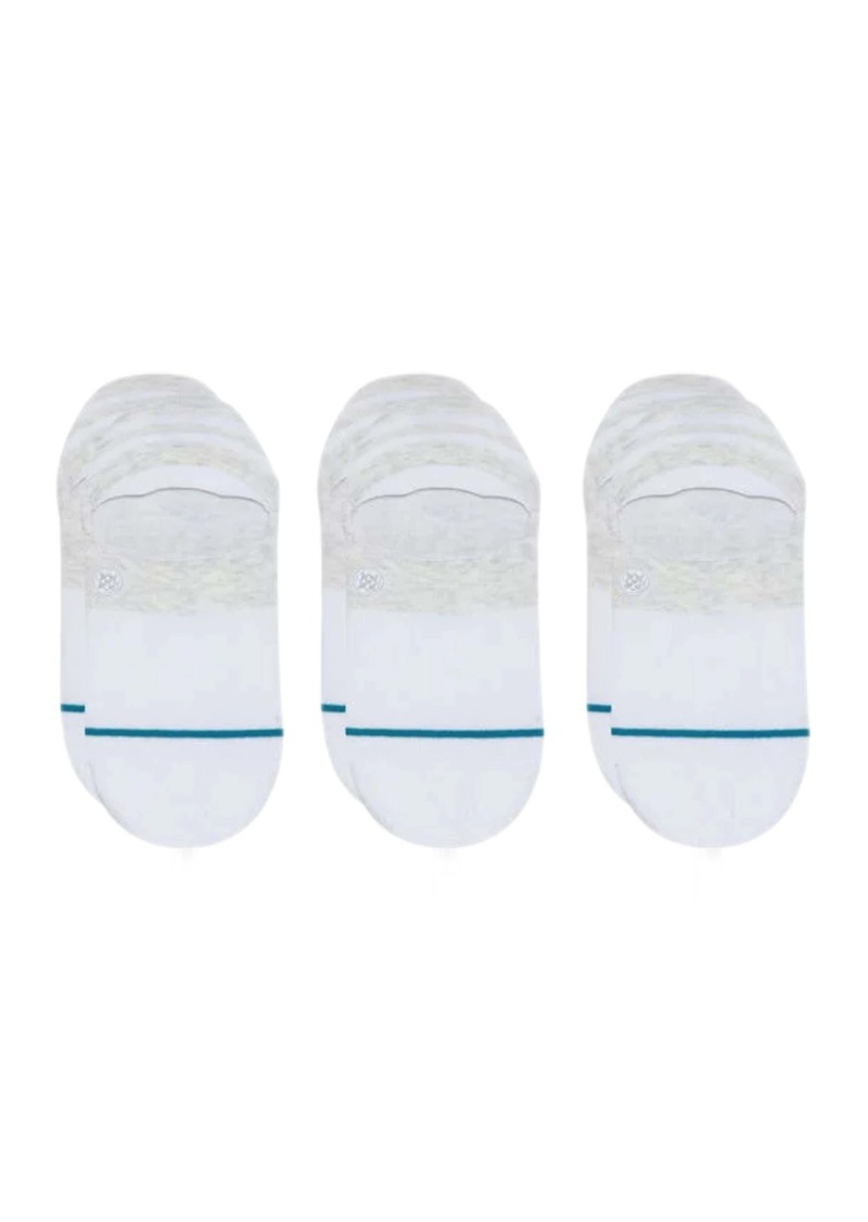 Stance Gamut 2 No Show 3 Pack White Socks M145A19GPK-WHT