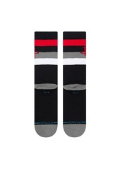 Stance Houston Rockets Stripe Crew Socks - Black