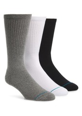 Stance Icon Assorted 3-Pack Crew Socks
