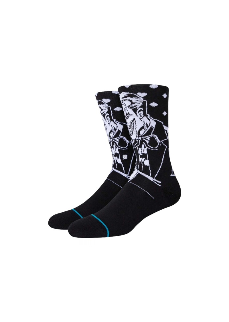 Stance Joker Black/White Crew Socks A545D21THE-BLK