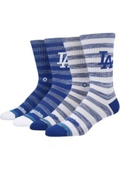 Stance Los Angeles Dodgers 2-Pack Twist Crew Socks Set in White at Nordstrom