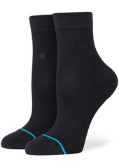 Stance Lowrider Quarter Socks, Women's, Medium, Black