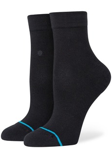 Stance Lowrider Quarter Socks, Men's, Medium, Black