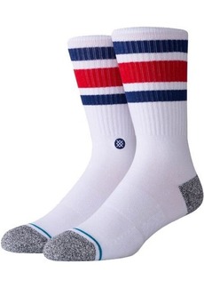 Stance Men's Boyd Crew Socks, Large, White