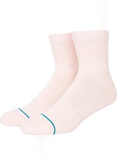 Stance Men's Icon Quarter Socks, Large, White